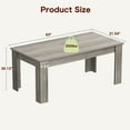 thumbnail image 2 of Dining Table for 4-6,63-inch Dining Tables for 4,Farmhouse Kitchen Table with Large Tabletop,Rectangular Dining Room Table,Kitchen Dining Table Dinner Table for Kitchen,Living Room（Only table）, 2 of 8