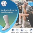 thumbnail image 2 of Yacht & Smith 6 Pairs Men’s Value Pack of Ring Spun Cotton Crew Diabetic Nephropathy Socks, 2 of 7