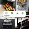 thumbnail image 5 of Caja Bento Japonesa - Fiambrera con Compartimentos - Cubiertos de 3 Piezas - Fiambrera con Tapa de Bambú para la Escuela y el Trabajo para niños y Adultos Thsinde, 5 of 5
