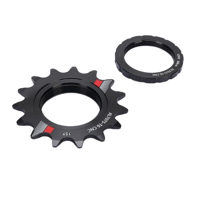 Fixed Gear Single Speed Bike Freewheel Lightweight Aluminum Alloy, Smooth Ride, Easy Installation for City Commuting, Fitness Training, Cycling Enthusiasts