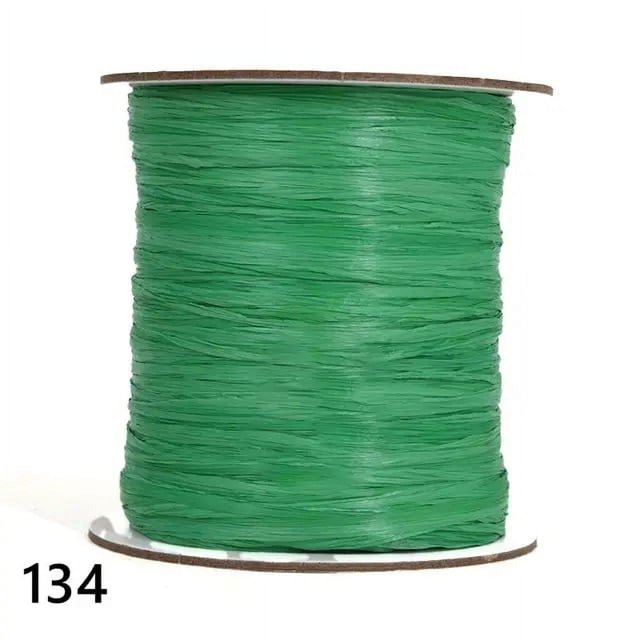 250 Y/roll Cotton Raffia Yarn for Summer Beach Hat Crochet Bag Material DIY Handmade Supply