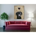 thumbnail image 3 of Epic Graffiti 'Dog Au Vin, Black Labrador' by Fab Funky, Canvas Wall Art, 40"x54", 3 of 3