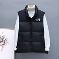 thumbnail image 3 of Chaleco de invierno para mujer, chaleco corto, abrigos, chaqueta acolchada de algodón, Parka gruesa para estudiante, chaquetas sin mangas de Color Patchwork 2023, 3 of 5