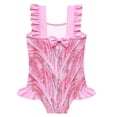 thumbnail image 2 of Girls Glinda Swimsuit with Swimming Cap One-Piece Princess Swimwear, Size for 6-7Y, 2 of 8