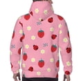 thumbnail image 6 of Bingfone Strawberry And Ladybugs Men'S Drawstring Hoodie Long Sleeve Pocket Sweatshirts-Xx-Large, 6 of 9