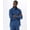 Indigo, variant on BM5206 Men'S Stretch Woven Quarter-Zip-Mystic-L