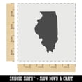 thumbnail image 2 of Illinois State Silhouette DIY Cookie Wall Craft Stencil - 4.5 Inch, 2 of 5