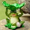 thumbnail image 6 of HHGBAD Frogs Feeder, Resin Garden Ornament, Bird Bath Tray, Decorative Flower Pot, Outdoor Backyard Accessory, Attractive Birdbath Decoration, Weather Resistant Design, 6 of 7