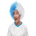 thumbnail image 1 of Perruque de Sport Bleu Clair Blanc, 1 of 1