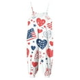 thumbnail image 5 of Zanarzt Little Girl Jumper Outfits Girl's Sleeveless Jumpsuits Spaghetti Straps Long Pants Rompers with Pockets Blue,9-10 Years, 5 of 5