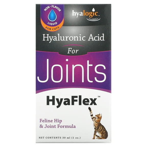 Hyalogic HyaFlex Feline Hip & Joint Formula 1 oz. Hyaluronic Acid For Cats SA10004