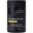 thumbnail image 1 of Suplemento de vitamina D3 para investigación deportiva, 10 000 UI, 120 cápsulas blandas, 1 of 7