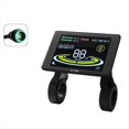 thumbnail image 4 of Pantalla de Bicicleta Eléctrica H-100 Control de Pantalla LCD 24V - 72V Medidor de Velocidad Velocímetro de 5 Pines Conector Impermeable, 4 of 5