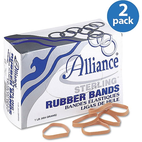 Alliance Sterling Rubber Bands Rubber Bands 600 Bands//1lb Box 2-1//2 X 1//4 62