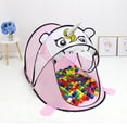 thumbnail image 2 of Greeniant Tienda de juegos para niños, se abre automáticamente, se pliega en una bolsa de transporte, casa de juegos de dibujos animados para niños, al Ropa Deportiva, Zapatos Unicornio rosa Greeniant OD015399-02, 2 of 6