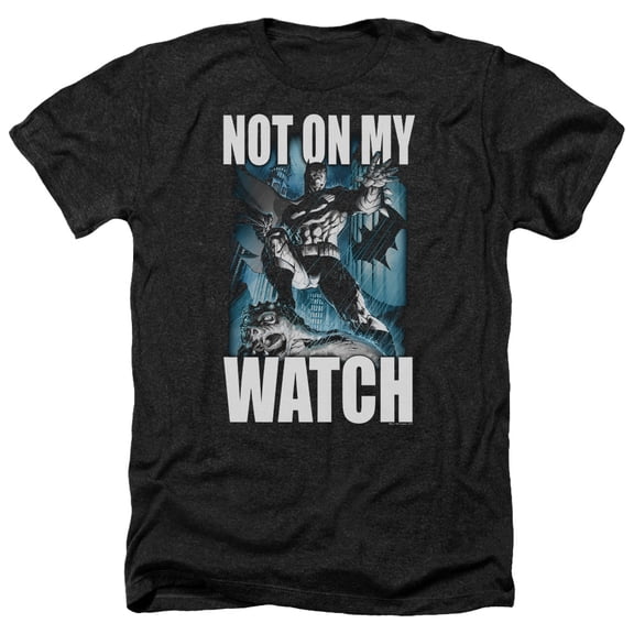 Batman - Not On My Watch - Heather Short Sleeve Shirt - Large