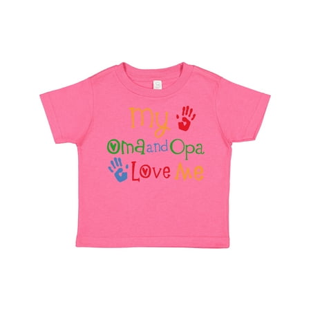 

Inktastic Oma and Opa Love Me Grandchild Gift Toddler Boy or Toddler Girl T-Shirt