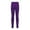 Dark Purple, variant on Youth Girls' Athletic Dance Leggings Kids Solid Compression Pants Running Active Yoga Tights Black 14