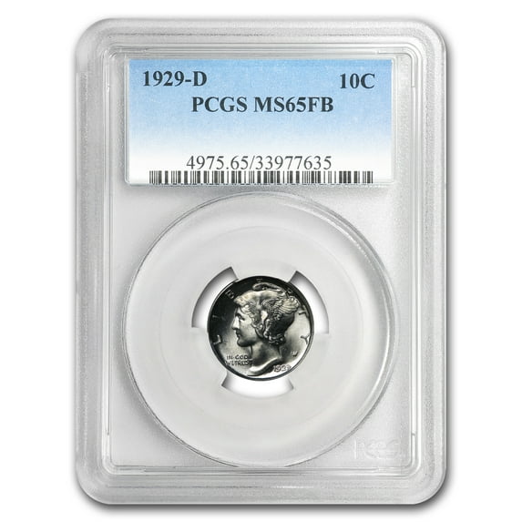 1929-D Mercury Dime MS-65 PCGS (FB)