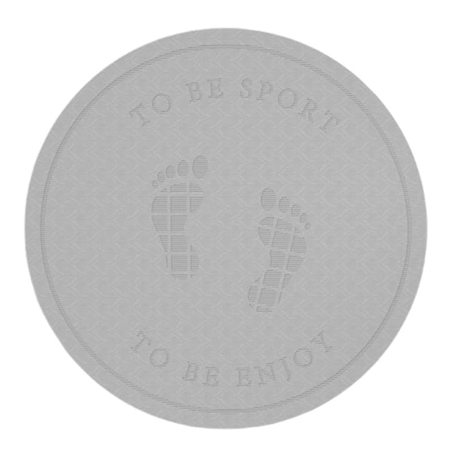 Almencla Skipping Mat Sound Insulation Shock Absorption Fitness Yoga Mats Grey