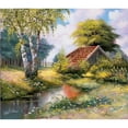 thumbnail image 3 of Withaar, Reint 17x15 Black Modern Framed Museum Art Print Titled - The cottage, 3 of 5