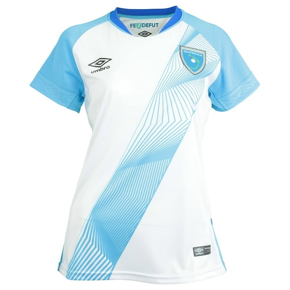 Umbro Women's 19/20 Guatemala Home Soccer Jersey, White Large