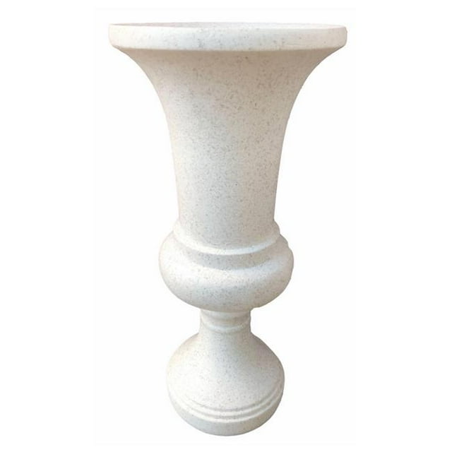 Plutus PBTH93964 Résine Terrazzo Planteur&44; Blanc
