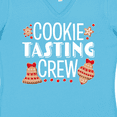 thumbnail image 4 of Inktastic Christmas Cookie Tasting Crew with Holiday Cookies Women's V-Neck T-Shirt, 4 of 5