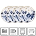 thumbnail image 4 of Mizuki Bone China Dessert Plate Set of 4, Bone China Dessert Plate Set, 4 of 7
