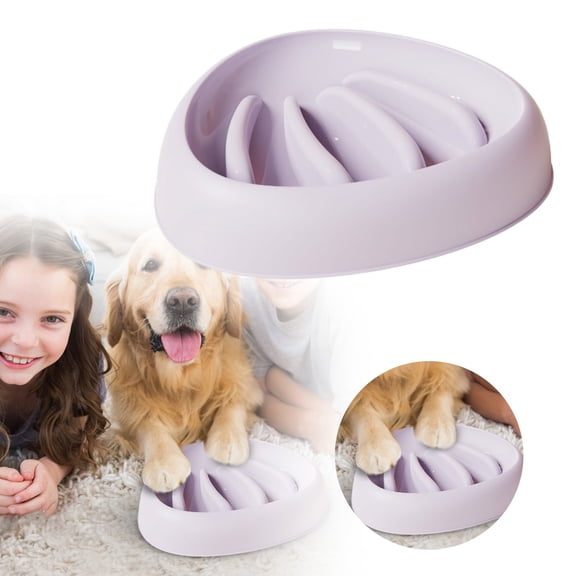 Small Slow Feeder Cat Dog Bowls, Puzzle Dog Bowl with Anti-, Pet Food Bowls for Fast Eaters,Interactive Dog Feeding Dishes to Slow Down Eating, Bloat Stop Bowls for Small Medium Dogs and Cats
