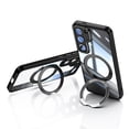 thumbnail image 5 of ELEHOLD Case for Samsung Galaxy S23, Shockproof Anti-Scratch Full Camera Protector Case with 360° Ring Holder Stand,Black, 5 of 11