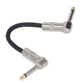 thumbnail image 3 of Cable De Efecto Mono Para Guitarra, Cable De Efecto Stompbox Conector De ángulo Recto PVC Y Metal Fácil De Instalar Para Instrumentos Musicales Cergrey Pedalboard Patch Cable, 3 of 8