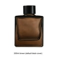 thumbnail image 3 of Difusores de caña de fragancia Bewildely vidrio cuadrado 200ml castaño oscuro, 3 of 6