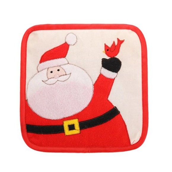 Ensemble de Table Anti-Chaleur Thème de Noël Père Noël