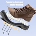 thumbnail image 4 of AUXDIQ Steel Toe Cap Boots Mens Waterproof Work Safety Boots Lightweight Non-Slip Safety Shoes, 4 of 6