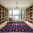 thumbnail image 2 of ODIKA Front Vintage Door Patriotic Motif Featuring Alternating Stripes Non-Slip Chair-Friendly for Dining Room, Basement, Large Office, 2 of 7