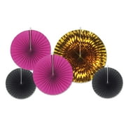 Beistle Assorted Paper & Foil Decorative Fans