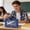 A, variant on sruoe Binder Pencil Case, Zip Pencil Case, Transparent Pencil Pouch, Window 3-Ring Compatible Pencil Bag, Stationery Organizer, Pen Bag for Office Home Daily Use