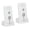 White, variant on M Buder 2 Way Voice Intercom System for Home Elderly Care, Voice Activated Hands-Free Wireless Pager Communication, 3280ft/1000m Range, Black, 4.57 inches / 11.6 cm