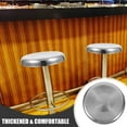 thumbnail image 3 of USHOBE Repuesto Asiento Metálico Redondo Para Con Material Resistente Y Acabado Plateado Para Restaurantes, 3 of 6