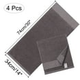 thumbnail image 7 of PiccoCasa 4 Pack Cotton Soft Hand Towel Set 14" x 30"for Bathroom Taupe Gray, 7 of 7