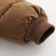 thumbnail image 4 of Gibobby Abrigos de invierno para niños y niñasRopa de bebé, abrigo acolchado de algodón para niño, abrigo de invierno para niña, chaqueta acolchada de al(Café, 12-18 Meses), 4 of 5