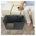 thumbnail image 5 of Vcansay 4-Pack Large Cat Litter Box with High Sides, High Sided Kitty Litter Pan, Gray, 5 of 7