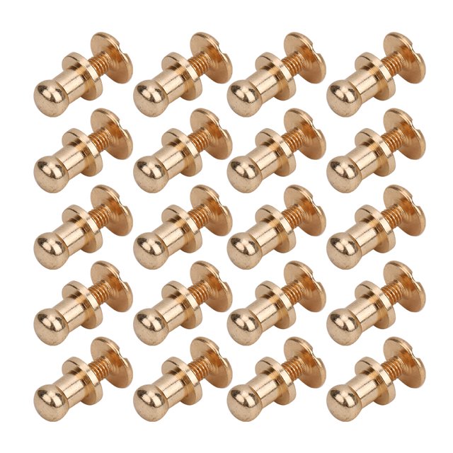 Rivet Screw,20 Sets Screw Nail Round Head Rivet Screw Rivet Screw Set Smart Functionality