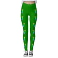 thumbnail image 4 of MKLEKYY Pantalones deportivos para mujer, mallas estampadas para mujer, mallas deportivas de control para yoga, mallas de cintura alta para mujer 2389, 4 of 4
