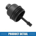 thumbnail image 5 of Unique Bargains Engine Oil Filter Housing Cover Cap A1661800138 for Mercedes-Benz VANEO 414 Plastic Black, 5 of 6