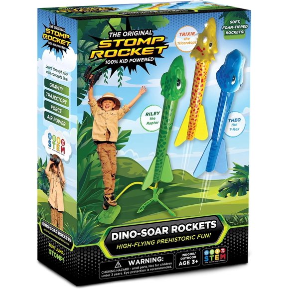 Stomp Rocket Dino Soar Rockets