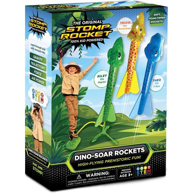 Stomp Rocket Dino Soar Rockets