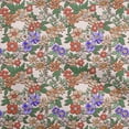 thumbnail image 1 of oneOone Velvet Green Fabric Florals Craft Projects Decor Fabric Printed By The Yard 58 Inch Wide, 1 of 4