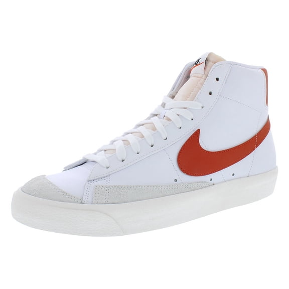 Nike Blazer Mid '77 Womens Shoes Size 10, Color: White/Mantra Orange/Sail